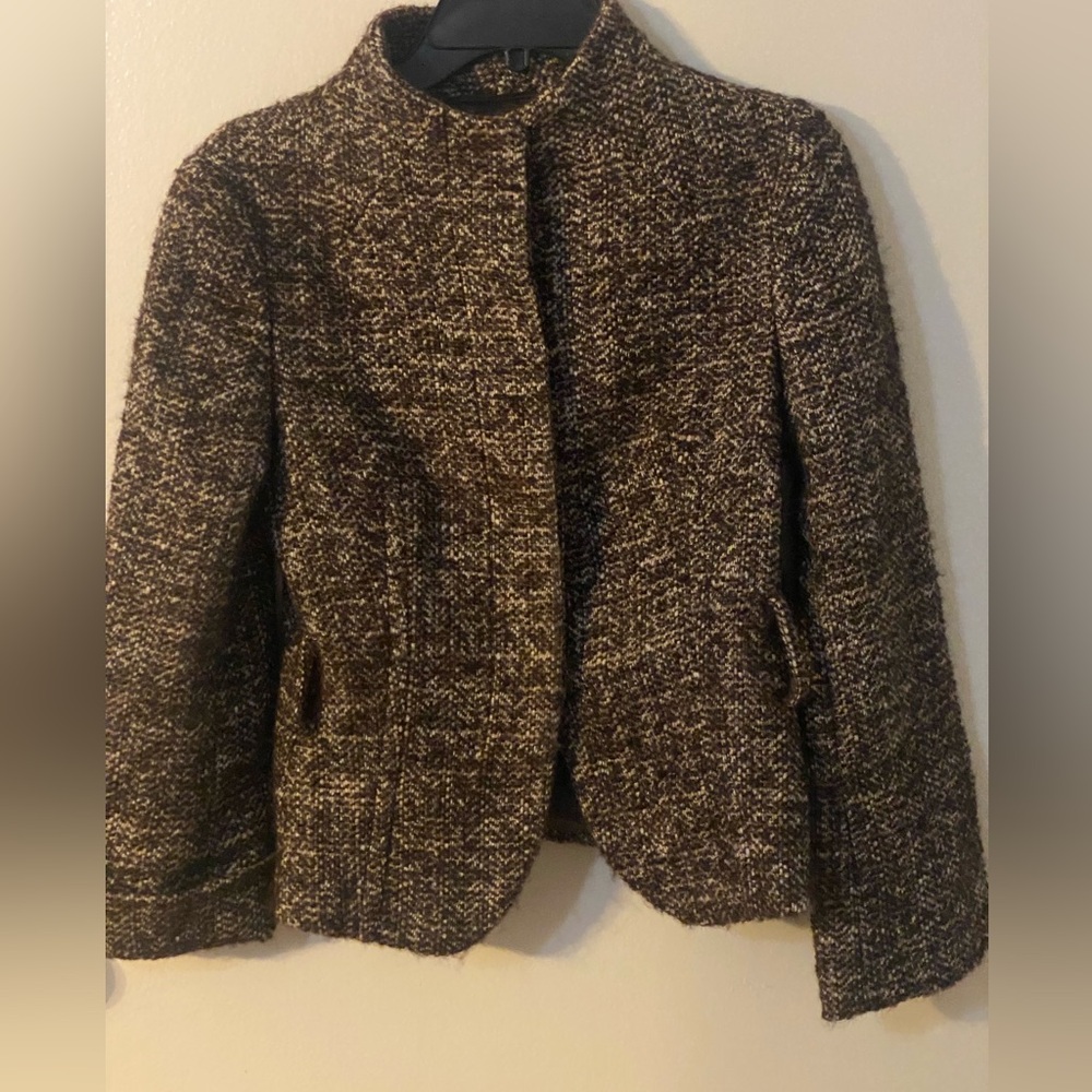 Massimo Dutti Womens Viscose Blazer Jacket EU 38 Us 8